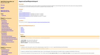 
                            13. Bioguiden Service API - ApproveCashReportsImport