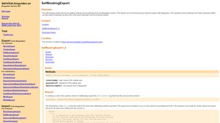 
                            10. Bioguiden Service API - SelfBookingExport
