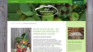 
                            3. Biokiste & Lieferservice - Hof Dannwisch