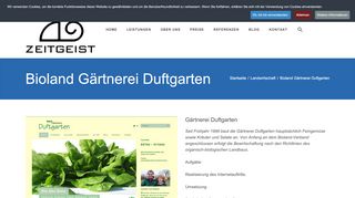 
                            6. Bioland Gärtnerei Duftgarten - Zeitgeist