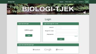 
                            1. Biologi-Tjek - Login - TJEK.NET