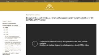 
                            12. Biological Research in India: A Historical Perspective and Future ...