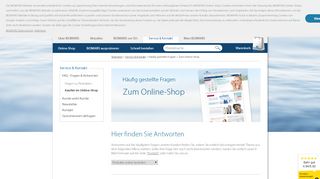 
                            2. BIOMARIS Online-Shop - häufig gestellte Fragen