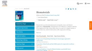 
                            13. Biomaterials - Journal - Elsevier