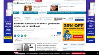 
                            3. Biometric attendance for central government employees by month-end