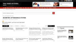 
                            12. biometric attendance system: Latest News, Videos and Photos of ...