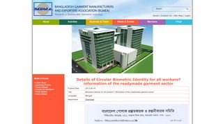
                            4. Biometric Identity for all workers? information of the ... - Bgmea