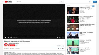 
                            3. Biometric Machines for BMC Employees - YouTube