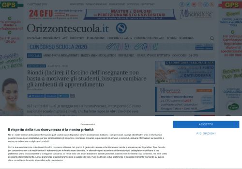 
                            11. Biondi (Indire): il fascino dell'insegnante non basta a motivare gli ...