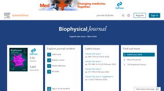 
                            6. Biophysical Journal | ScienceDirect.com