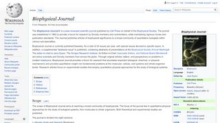 
                            7. Biophysical Journal - Wikipedia