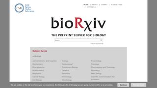 
                            1. bioRxiv.org - the preprint server for Biology