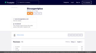 
                            8. Biosagentplus Reviews | Read Customer Service Reviews of www ...