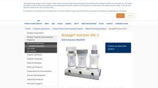 
                            12. Biotage - Biotage® Horizon SPE-Z