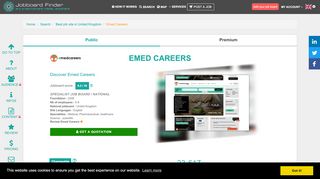 
                            5. Biotechnology job site in UK | Emed Careers | Jobboard Finder