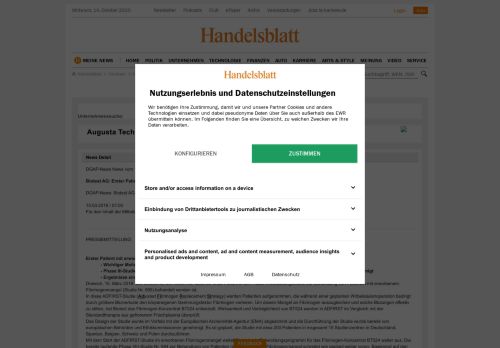 
                            4. Biotest AG - Investor Relations Center - Handelsblatt Online