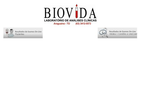
                            6. Biovida Laboratório - Resultados de Exames Online.