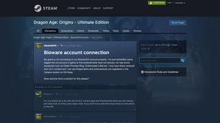 
                            6. Bioware account connection :: Dragon Age: Origins - Ultimate ...