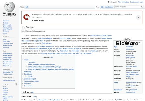 
                            7. BioWare - Wikipedia