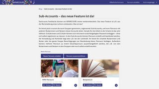
                            4. BIPARCOURS - Sub-Accounts – das neue Feature ist da!