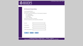 
                            8. Bishop's University - IIS Authentication Manager
