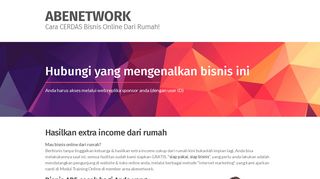 
                            2. Bisnis ABE via ABENETWORK | MLM ABE | MLM ONLINE | Network ...