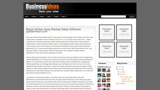 
                            9. Bisnis Online Yang Mantap Pakai Software jadiberhasil.com