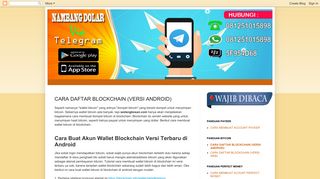 
                            7. BIsnis Telegram: CARA DAFTAR BLOCKCHAIN (VERSI ANDROID)