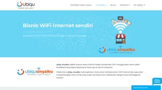 
                            9. Bisnis WiFi Internet dengan teknologi satelit untuk di mana saja - ubiqu