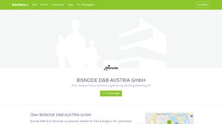 
                            8. BISNODE D&B AUSTRIA GmbH: Karrierechancen, Kontaktdaten ...