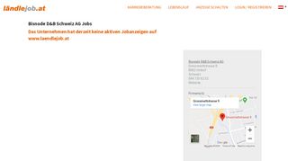 
                            9. Bisnode D&B Schweiz AG - Jobs auf laendlejob.at