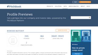
                            12. Bisnode Matchit Company Profile: Acquisition & Investors | PitchBook