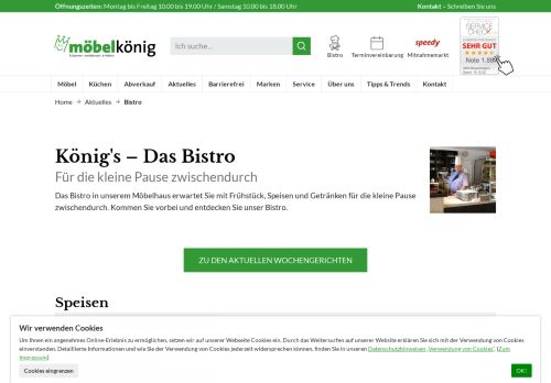 
                            13. Bistro • Möbel König • Möbel und Küchen in Kirchheim / Teck