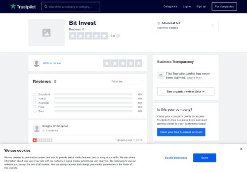 
                            5. Bit Invest Reviews | Read Customer Service Reviews of bit-invest.biz