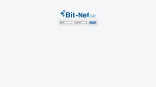 
                            2. Bit-Net.se - Logga in