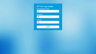 
                            5. BIT VLE Login Data | Earth University College