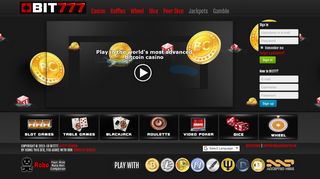 
                            5. Bit777 Bitcoin Casino | Play BlackJack, Roulette, Video Poker, Slots ...