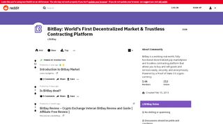 
                            13. BitBay: World's First Decentralized Market & Trustless Contracting ...