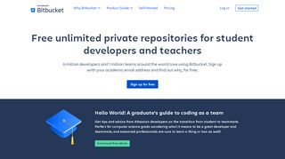 
                            1. Bitbucket Education for Student Developers | Bitbucket