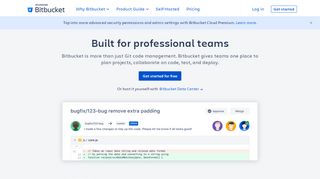 
                            7. Bitbucket | The Git solution for professional teams