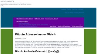 
                            10. Bitcoin Adresse Immer Gleich - Best Bitcoin Options ...