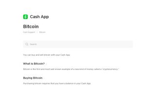 
                            8. Bitcoin - Cash App