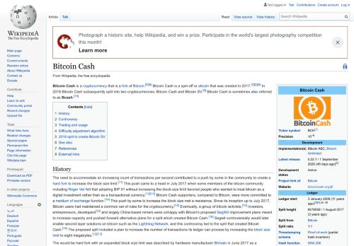 
                            13. Bitcoin Cash - Wikipedia