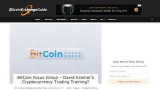 
                            6. BitCoin Focus Group Review - David Kramer's ...