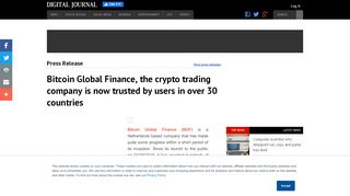 
                            1. Bitcoin Global Finance, the crypto trading company is now ...