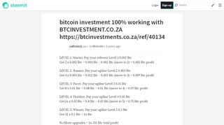 
                            9. bitcoin investment 100% working with BTCINVESTMENT.CO.ZA ...