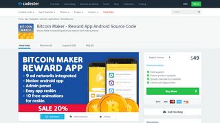 
                            2. Bitcoin Maker - Reward App Android Source Code | Codester