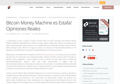 
                            10. Bitcoin Money Machine es ESTAFA! Opiniones REALES ! ALERTA!