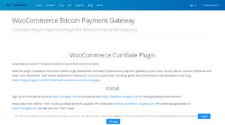 
                            9. Bitcoin Payment Plugin for WooCommerce - CoinGate