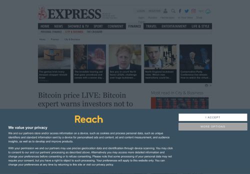 
                            7. Bitcoin price LIVE: Bitcoin expert warns investors not to panic - can ...